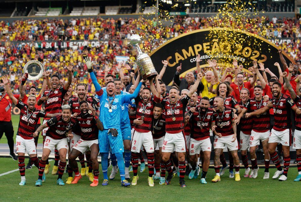 Flamengo, el gran campeón de la Copa Libertadores 2022. (NA).