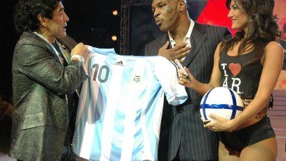 Silvina Escudero recordó cuando Maradona la salvó de Mike Tyson