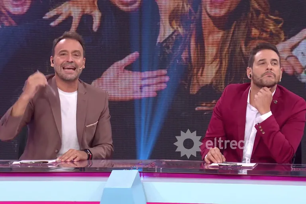 Rodrigo Lussich y Adrián Pallares, conductores de El Trece.