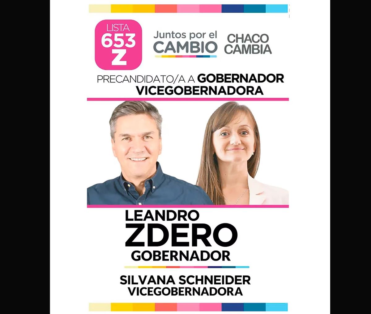 La boleta ganadora en Chaco. La boleta ganadora en Chaco.