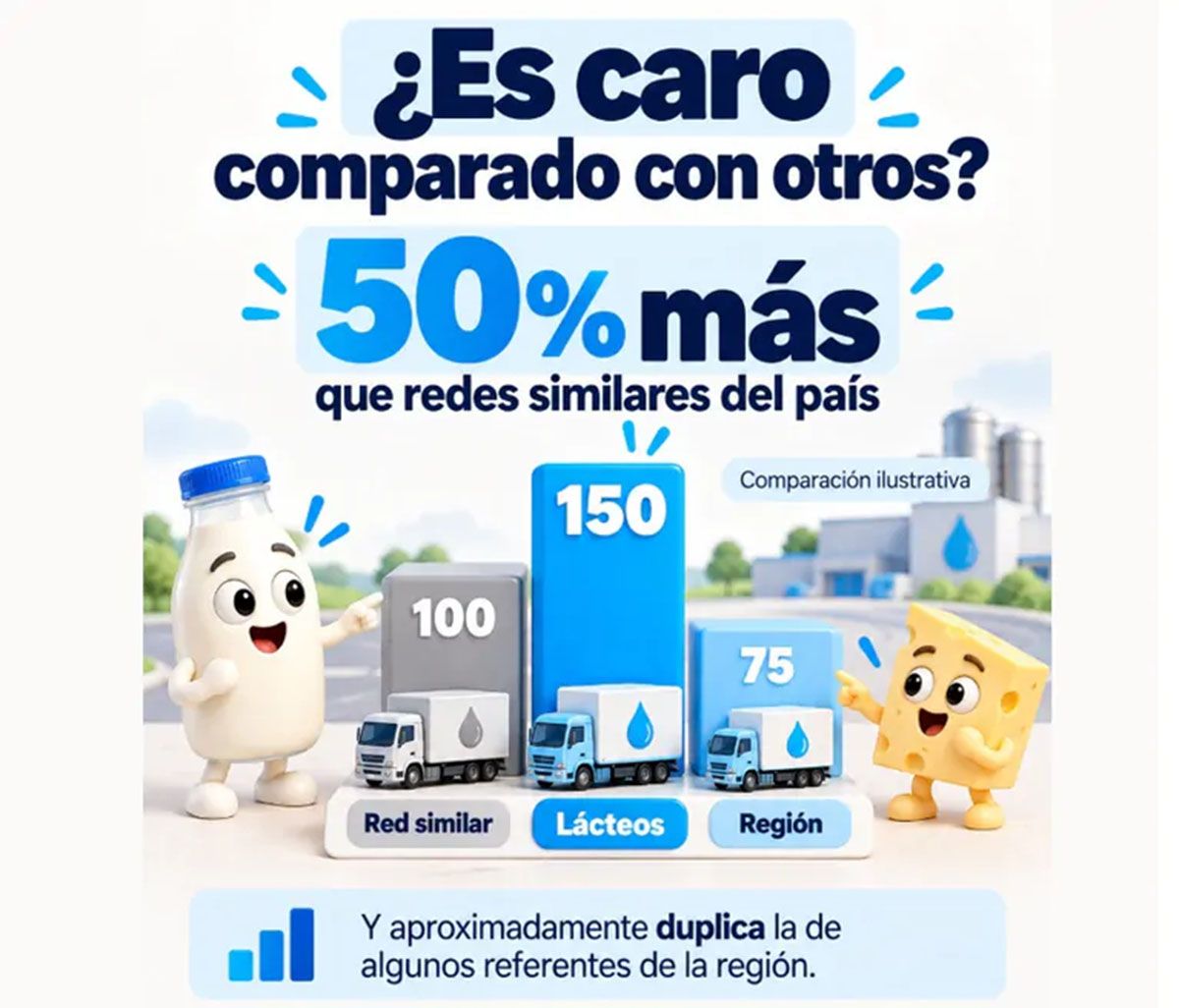 Dami&aacute;n Di Pace, director de la Consultora Focus Market, revel&oacute; que la log&iacute;stica Argentina representa casi un tercio del costo l&aacute;cteo y un 50% m&aacute;s caro. Foto: Focus Market.com