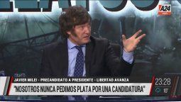 Javier Milei, furioso.