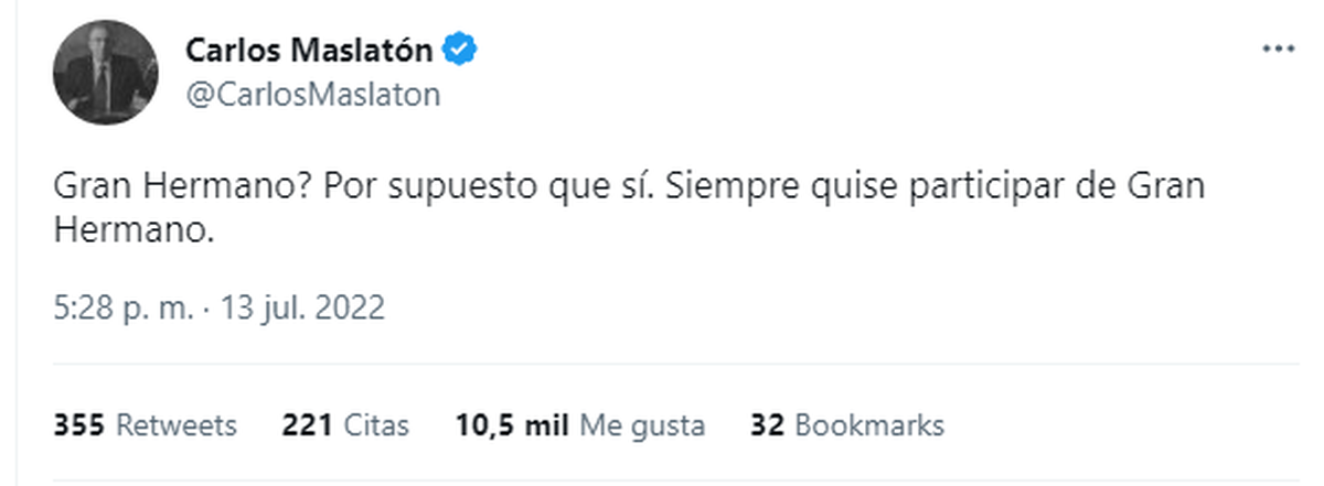 Carlos Maslatón profético. 