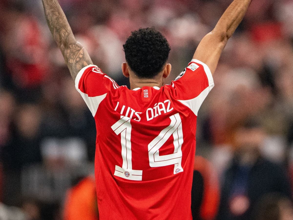 Luis Díaz sacó un disparo furibundo para el 3 a 3 entre Bayern Munich y Real Madrid