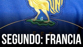 Otra vez segundo Francia. Otra vez segundo Francia.