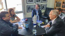 Juan Grabois finalmente se reunió con el embajador de USA, Marc Stanley.
