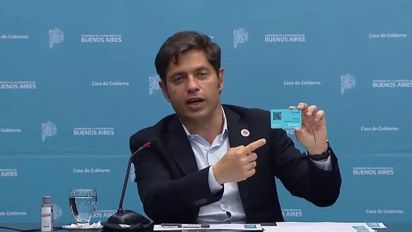  Kicillof anunció pase sanitario desde el 21/12 en PBA