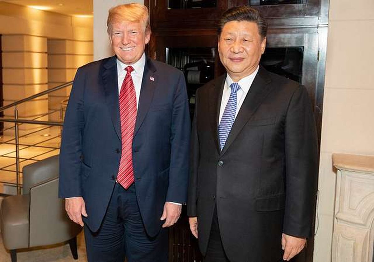 Donald Trump y Xi Jinping en China. Donald Trump y Xi Jinping en China. 