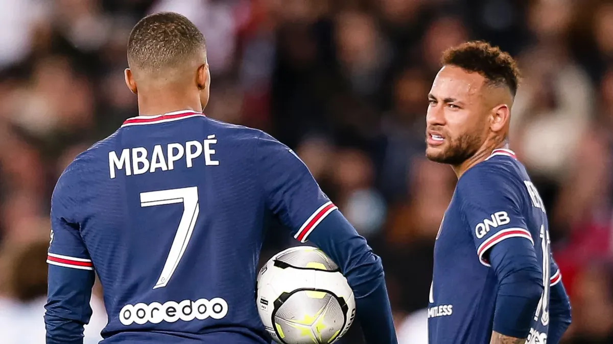 Kylian Mbappé y Neymar Jr.