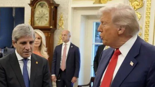 El ruido de Donald Trump le da aire a Luis Caputo. El ruido de Donald Trump le da aire a Luis Caputo.