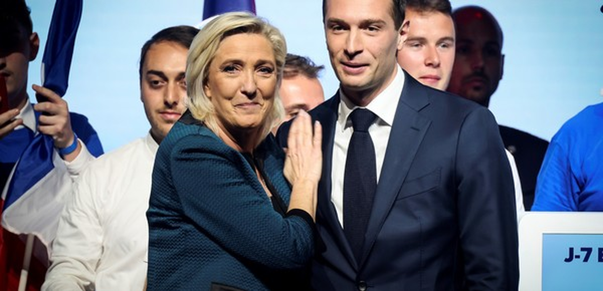 Entusiasmo de Marine Le Pen por las próximas elecciones legislativas. Entusiasmo de Marine Le Pen por las próximas elecciones legislativas.