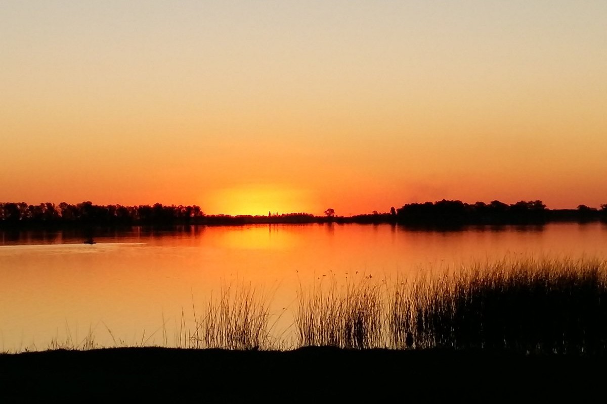 Un pueblo de Buenos Aires con lagunas preciosas.