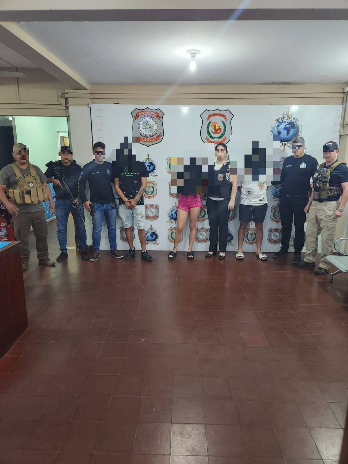 El arresto de Brisa y Pinky (Foto: Gentileza)