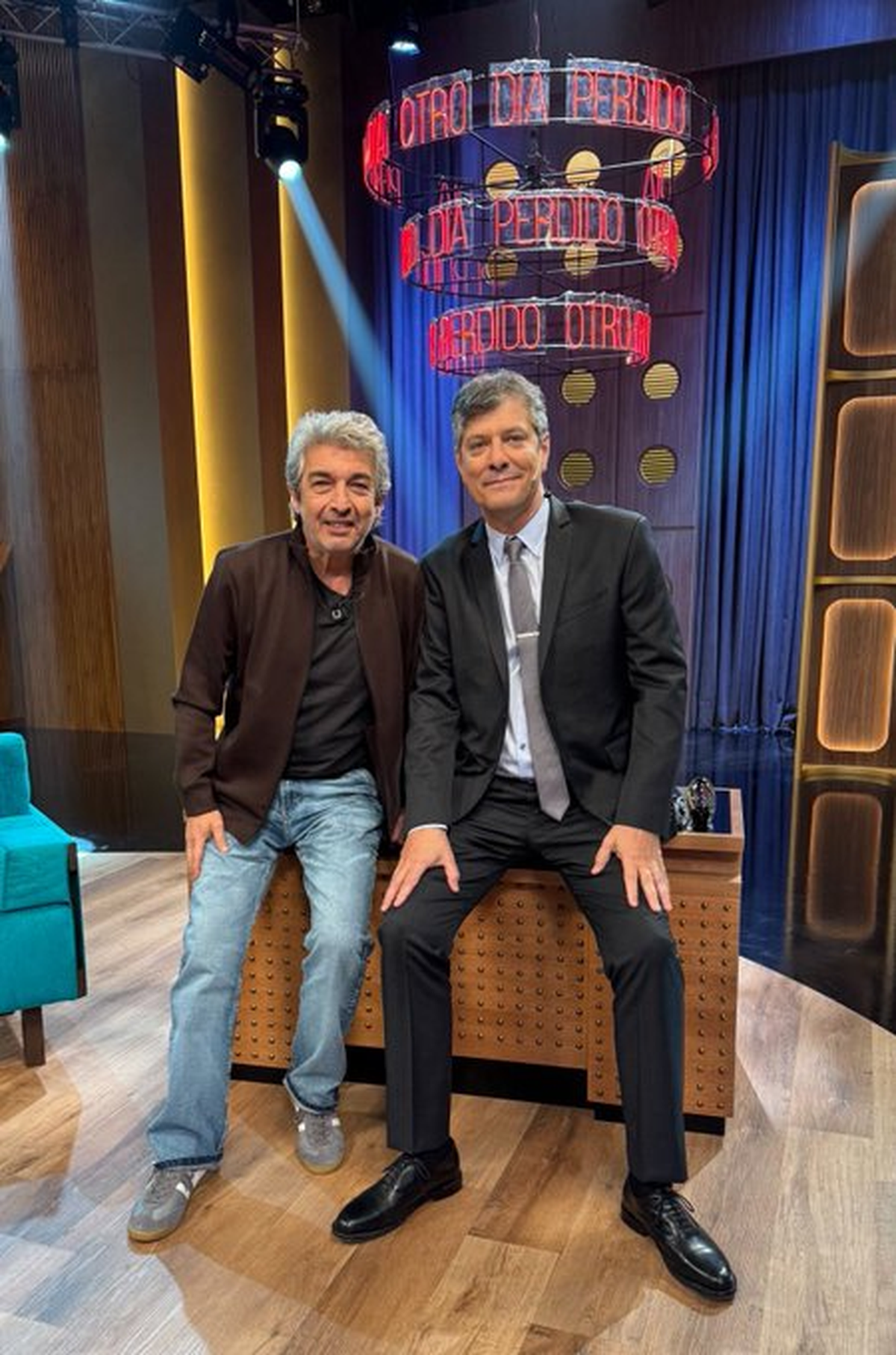 Mario Pergolini y Ricardo Darín Mario Pergolini y Ricardo Darín