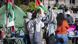 Masivas protestas propalestinas en importantes universidades de USA.