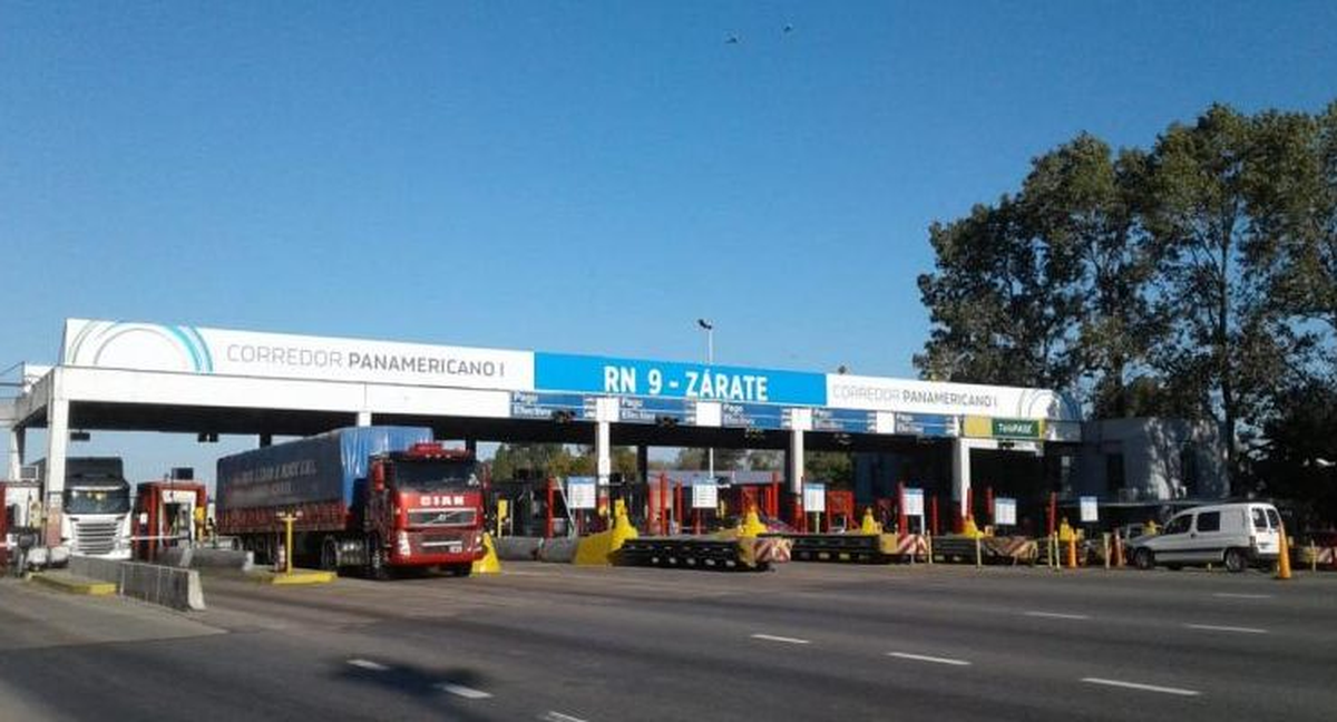 El asalto se produjo muy cerca del peaje de Zárate. El asalto se produjo muy cerca del peaje de Zárate. 