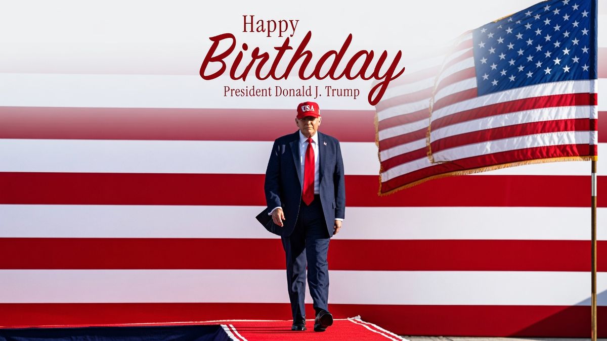 El presidente Donald Trump celebra sus 80 años: "Los primeros ochenta", dijo El presidente Donald Trump celebra sus 80 años: "Los primeros ochenta", dijo