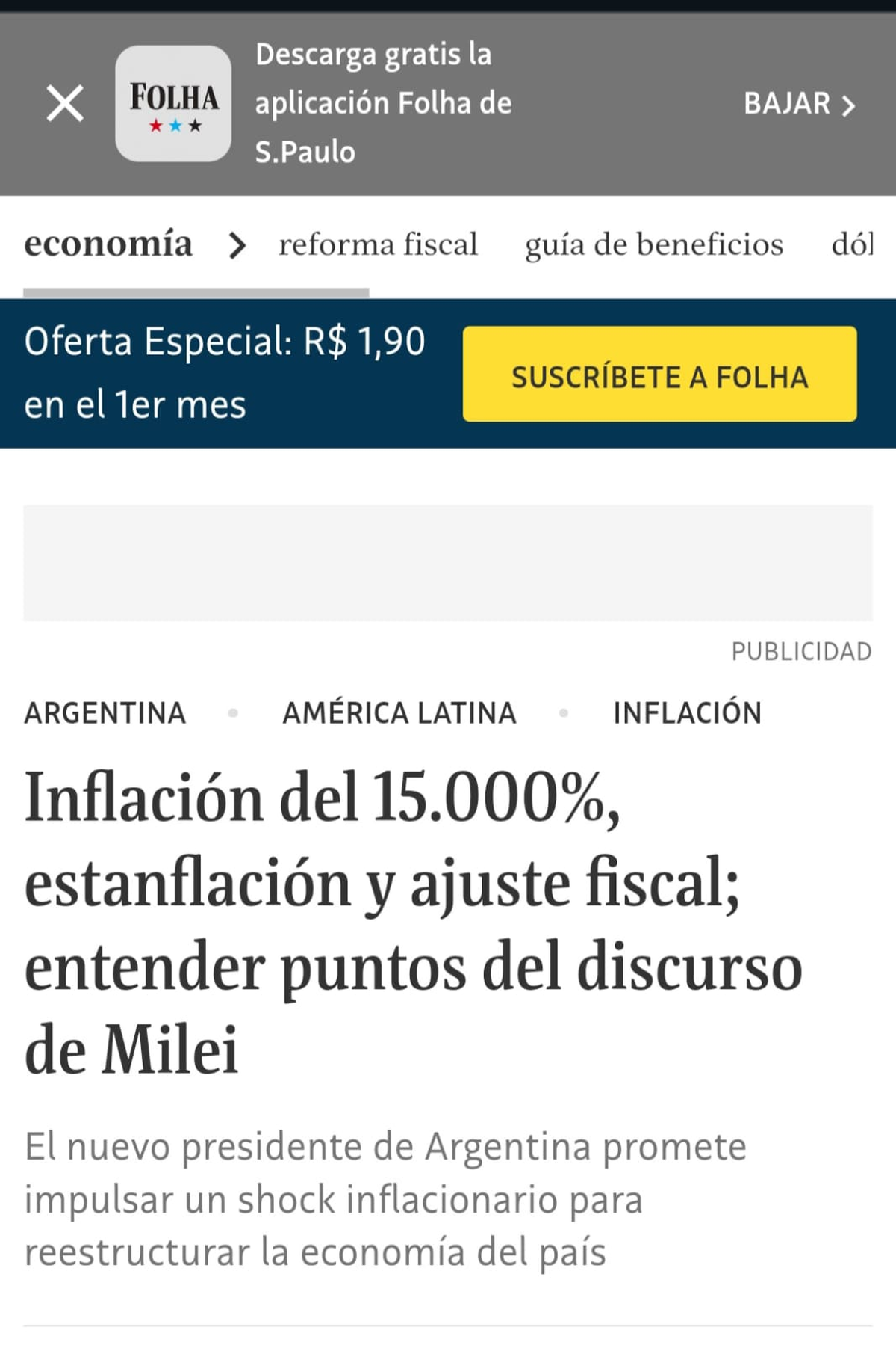 El Mundo Habló De La Nueva Era De Milei Y Del Fuck You De Cristina