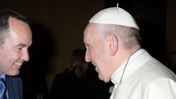 Javier Milei ¿habrá visto esta fotografía de Lucas Fiorini y el papa Francisco? Javier Milei ¿habrá visto esta fotografía de Lucas Fiorini y el papa Francisco?