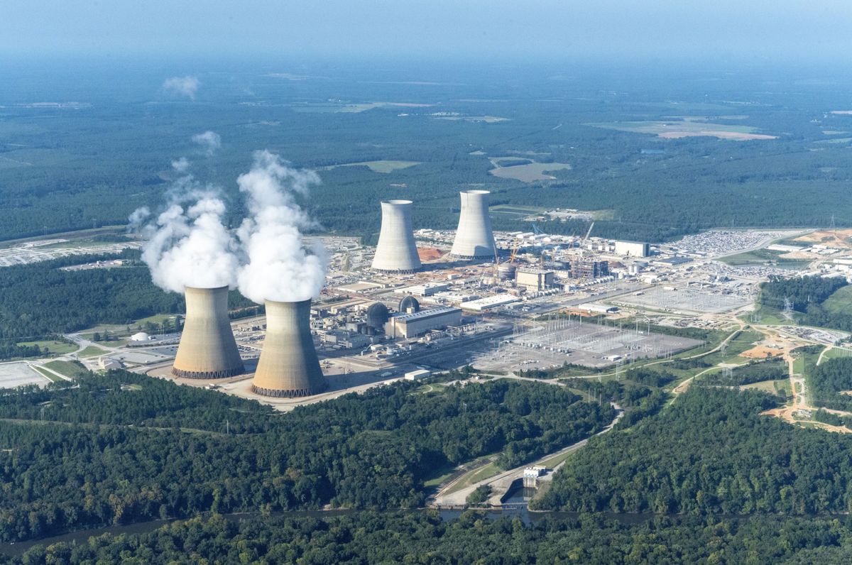 2 nuevos reactores nucleares en Georgia, la central nuclear de Vogtle.