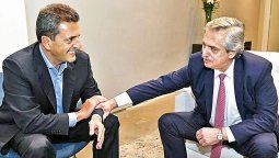Sergio Massa y Alberto Fernández, analizaron el conjunto de medidas que se conocerán al promediar la semana
