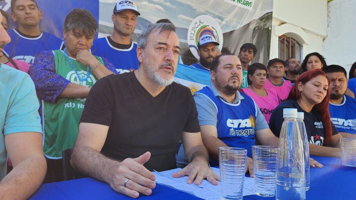 Rodolfo Aguiar, secretario general de ATE.