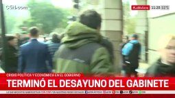 El periodista de C5N fue empujado frente a las cámaras.&nbsp;