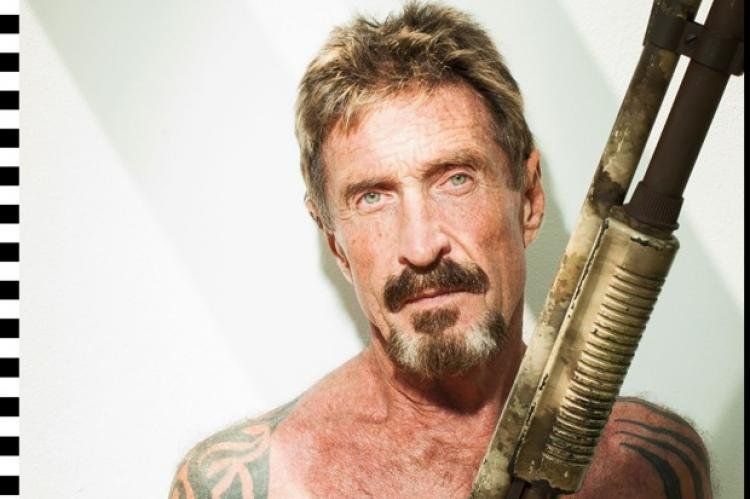 John McAfee, un excéntrico en la portada de Wired.