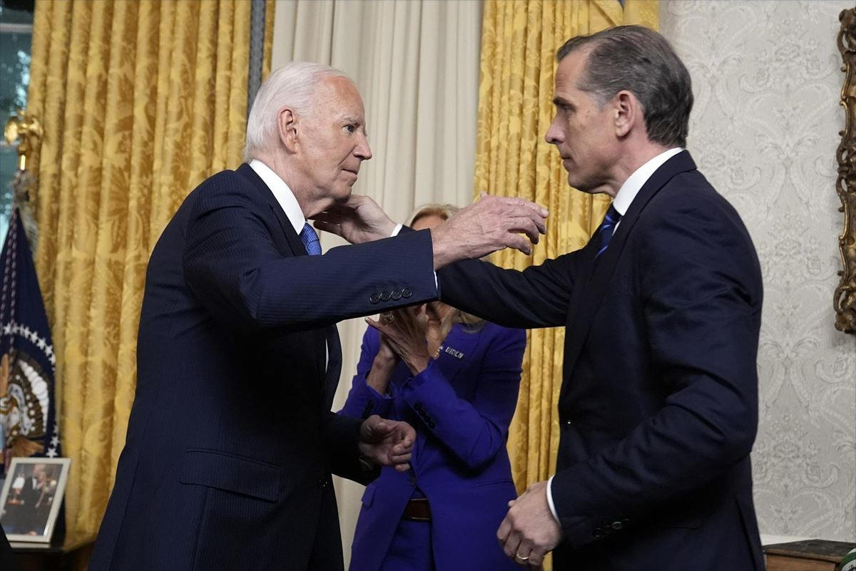 "Nadie está por encima de la ley" , dijo reiteradas veces Joe Biden. "Nadie está por encima de la ley" , dijo reiteradas veces Joe Biden.