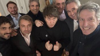 Javier Milei y su equipo económico. Javier Milei y su equipo económico.