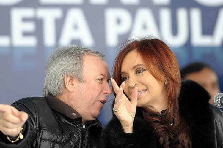 Peralta y Cristina, en tiempos mejores...