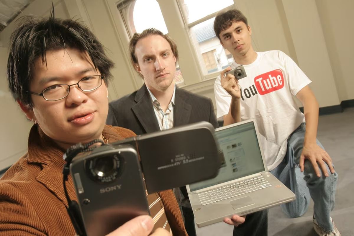 Steve Chen, Chad Hurley y Jawed Karim, creadores de YouTube. Steve Chen, Chad Hurley y Jawed Karim, creadores de YouTube.
