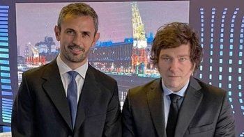 Martín Menem y Javier Milei Martín Menem y Javier Milei