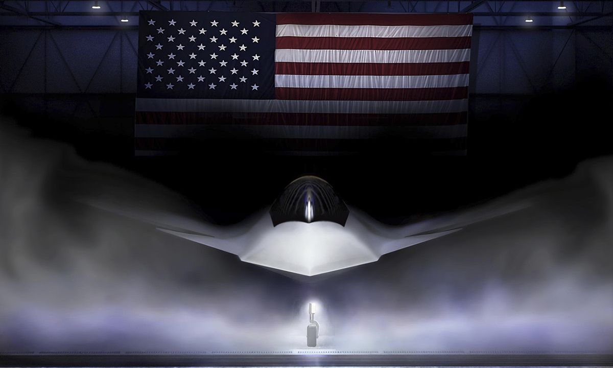 F-47: Representación gráfica, de la US Air Force.