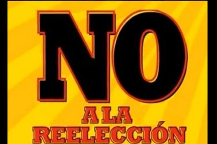 Los opositores contra la re re.