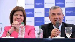 Presidenta de Propuesta Republicana, Patricia Bullrich y el Gobernador de Jujuy, Gerardo Morales