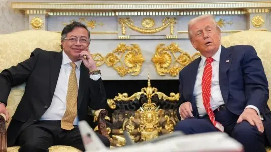 Donald Trump y Gustavo Petro hablaron en White House como si nada hubiera pasado