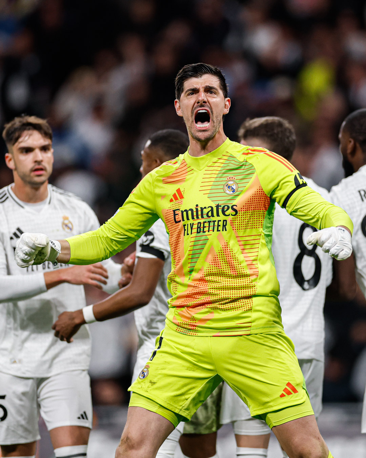 Thibaut Courtois tuvo rebeldía y fue el mejor jugador del Real Madrid en la serie ante el Arsenal. Thibaut Courtois tuvo rebeldía y fue el mejor jugador del Real Madrid en la serie ante el Arsenal.