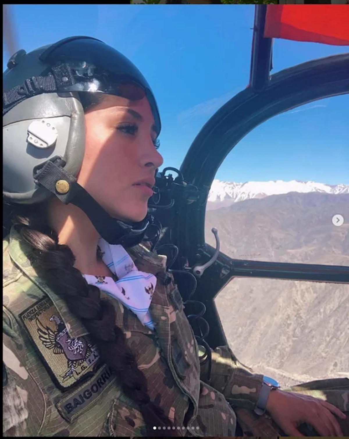Baigorria tiene rango de soldado voluntario y cumple funciones administrativas en la Fuerza Aérea Baigorria tiene rango de soldado voluntario y cumple funciones administrativas en la Fuerza Aérea