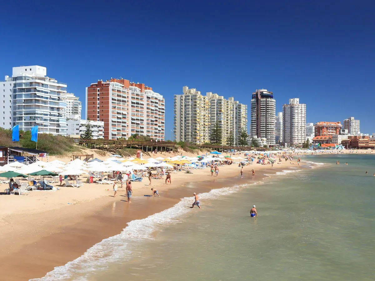 Las playas de Punta del Este.