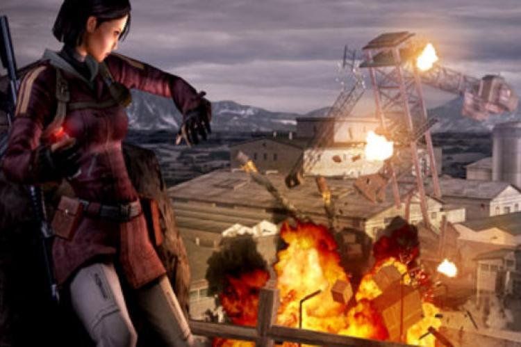 Refinería de Amuay explotando en el Mercenaries 2