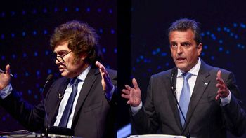 Centralidad de Javier Milei y Sergio Massa. Centralidad de Javier Milei y Sergio Massa.