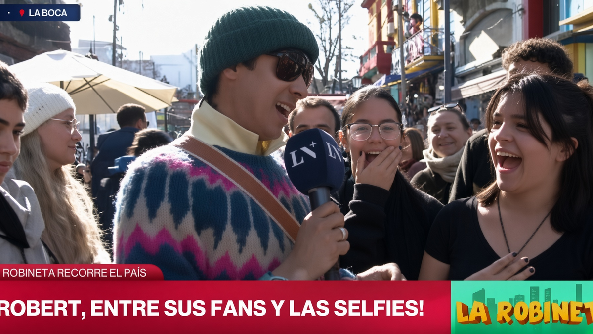 Roberto Funes Ugarte cubría los festejos por los 156 años de La Boca cuando alguien volvió a gritarle "rosca floja", un insulto recurrente que esta vez provocó una respuesta inmediata. Foto: LN+ Roberto Funes Ugarte cubría los festejos por los 156 años de La Boca cuando alguien volvió a gritarle "rosca floja", un insulto recurrente que esta vez provocó una respuesta inmediata. Foto: LN+