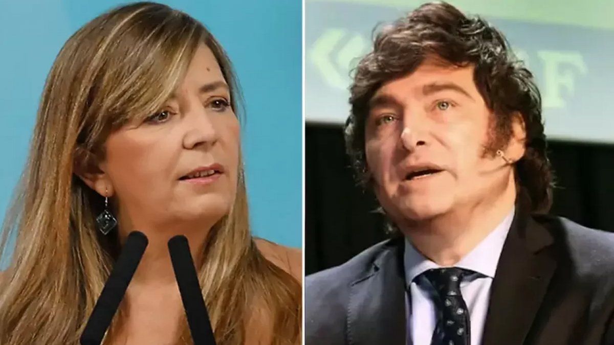 Gabriela Cerruti vs. Javier Milei.&nbsp;