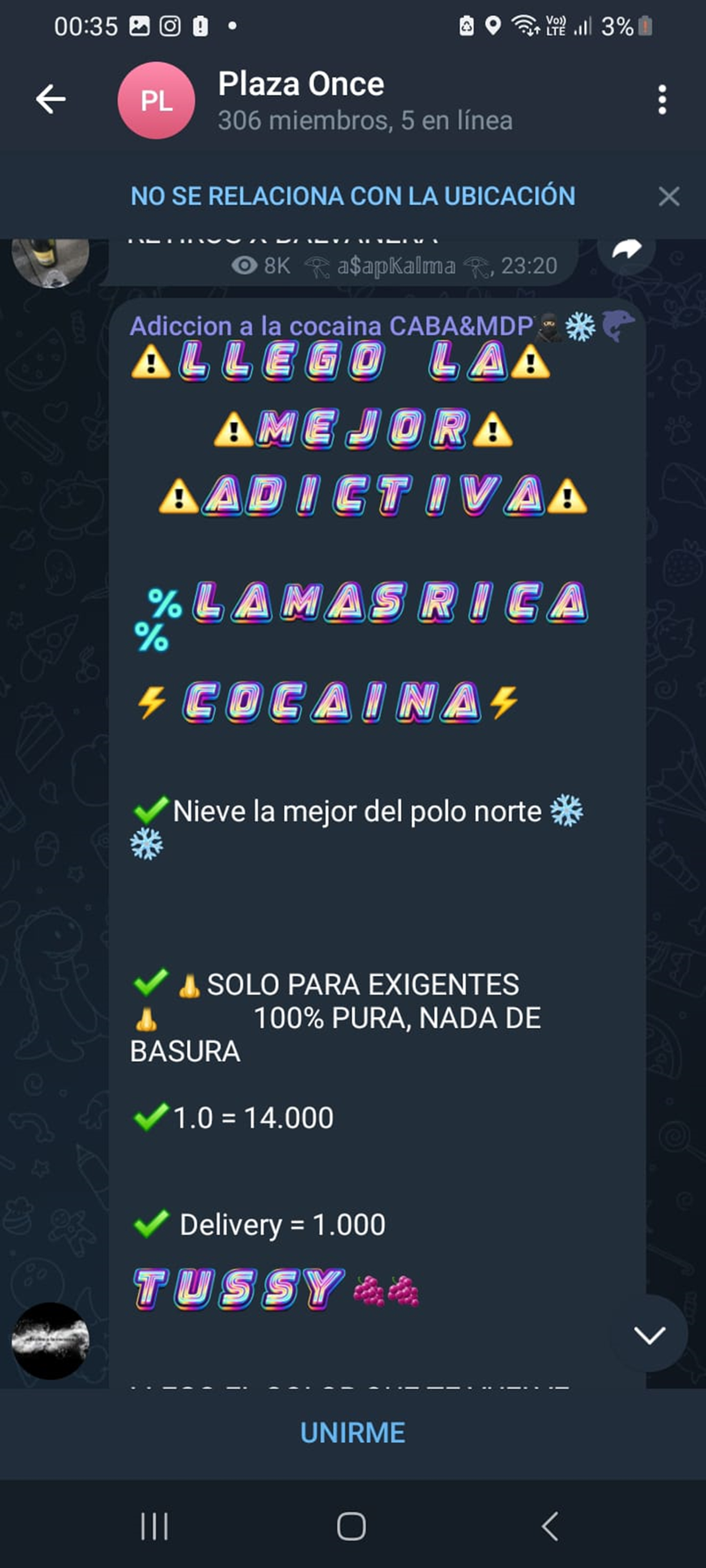 Oferta abierta de estupefacientes: se vende desde la red con total impunidad Oferta abierta de estupefacientes: se vende desde la red con total impunidad