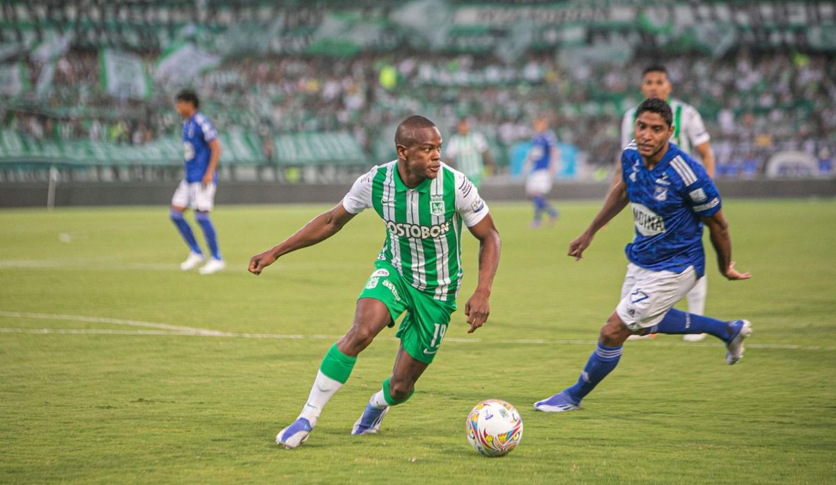 Millonarios vs. Atlético Nacional en una imagen de Liga BetPlay 2022.