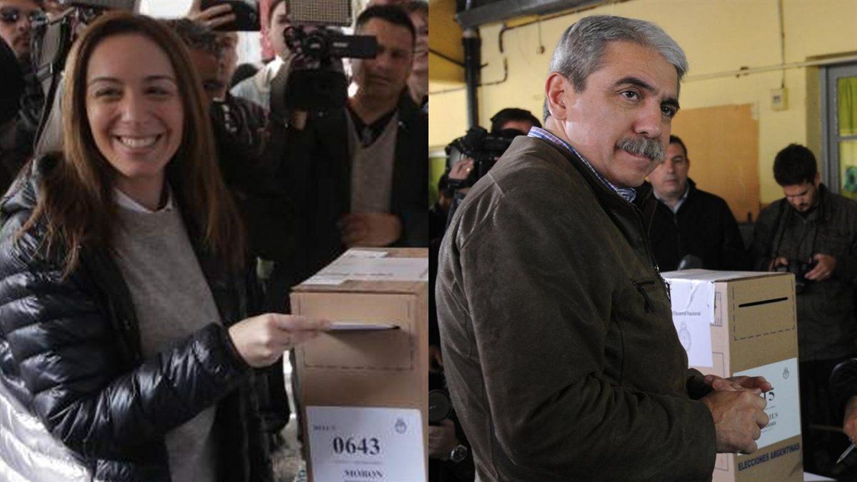 María Eugenia Vidal y Aníbal Fernández.