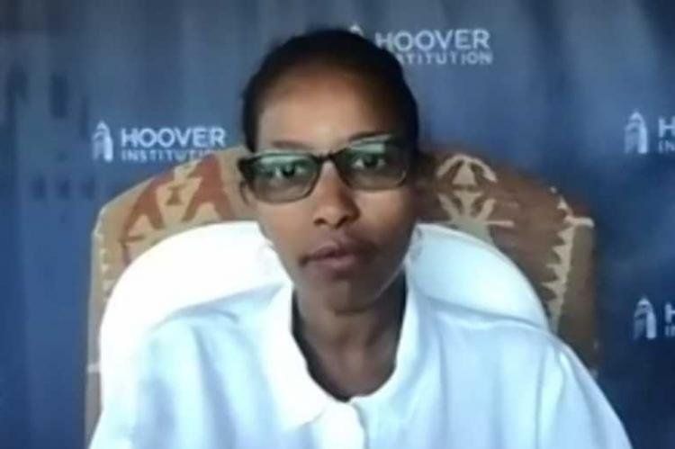 Ayaan Hirsi Ali. /Imagen tomada de la conferencia.