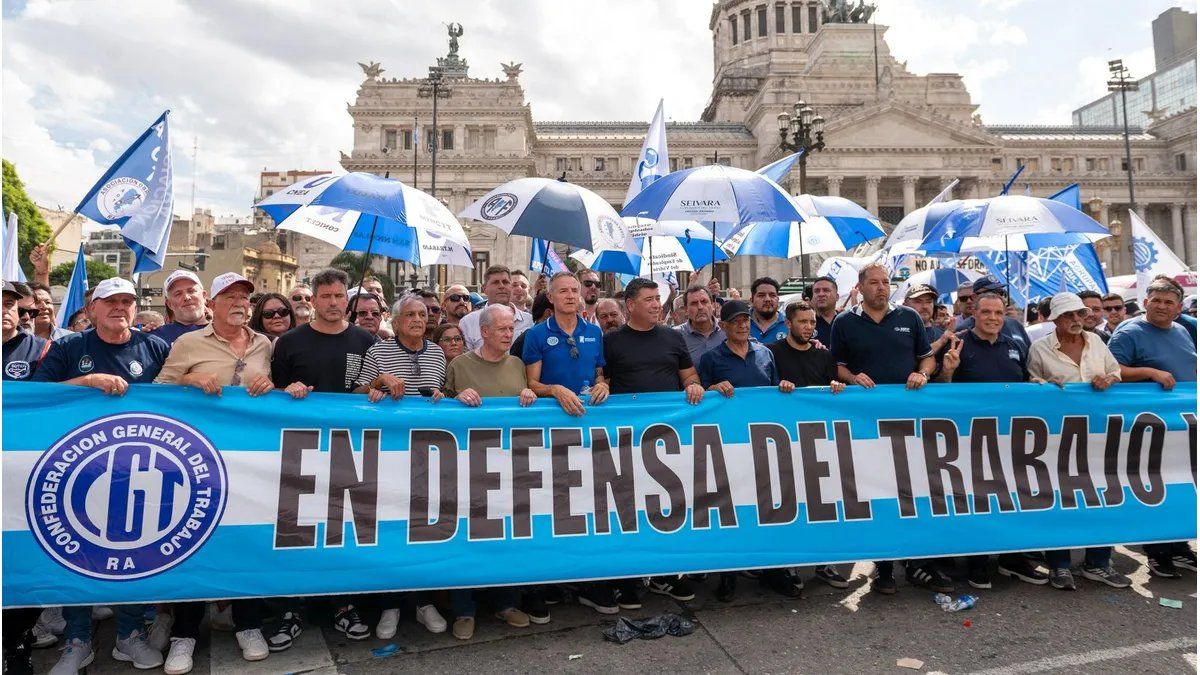 En medio del debate legislativo de la Modernización Laboral, huelga de la CGT.&nbsp;