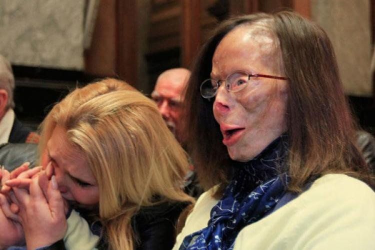 Patricia Lefranc y su hija.